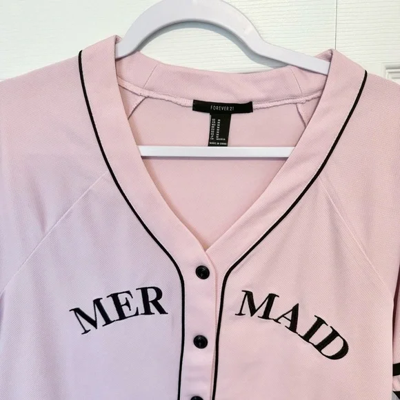 Pink Mermaid Jersey MEDIUM - Picture 2 of 3